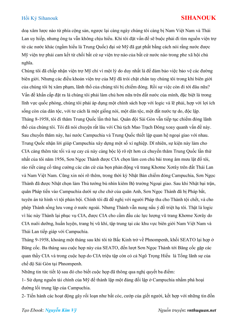 image for page Ebook Hồi Ký Sihanouk SIHANOUK