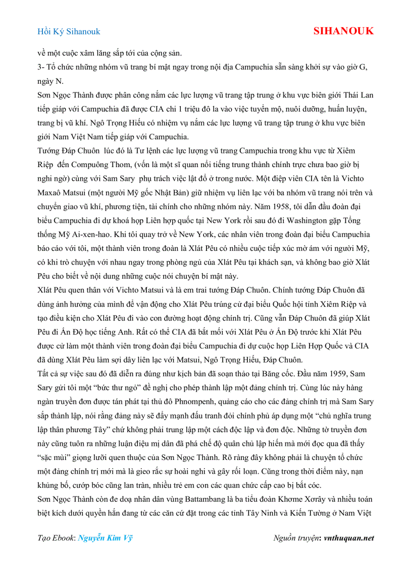 image for page Ebook Hồi Ký Sihanouk SIHANOUK