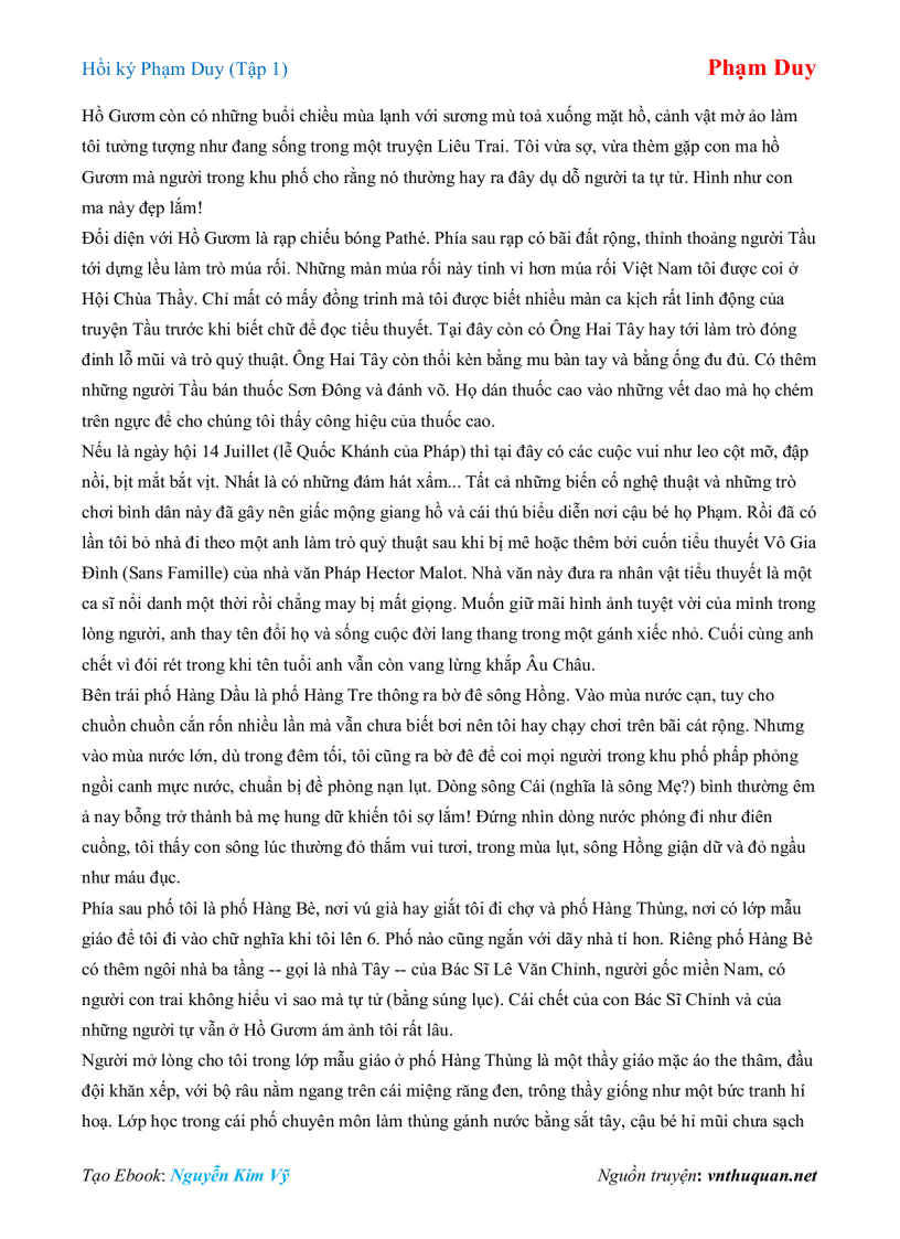image for page Ebook Hồi ký Phạm Duy Tập 1 Phạm Duy
