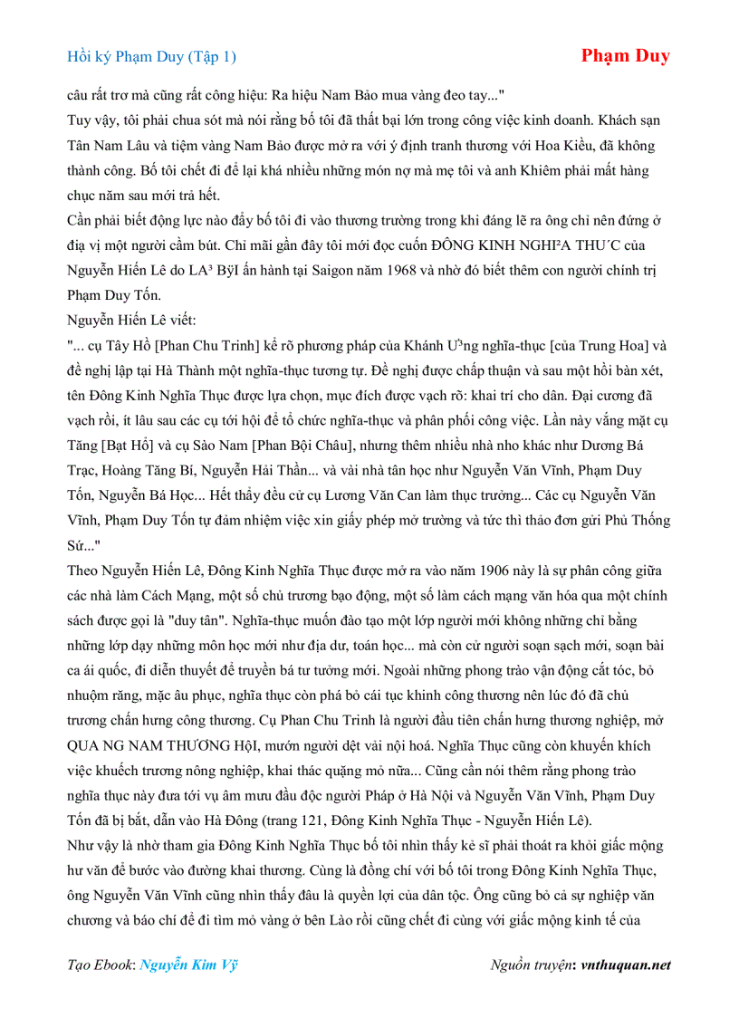 image for page Ebook Hồi ký Phạm Duy Tập 1 Phạm Duy