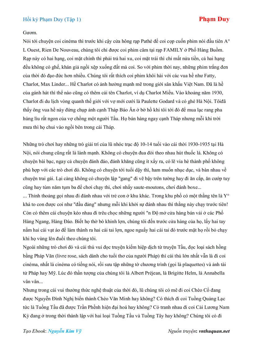 image for page Ebook Hồi ký Phạm Duy Tập 1 Phạm Duy