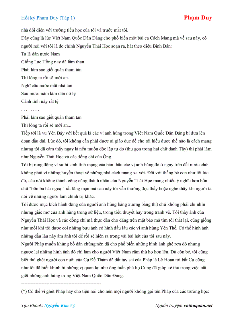 image for page Ebook Hồi ký Phạm Duy Tập 1 Phạm Duy