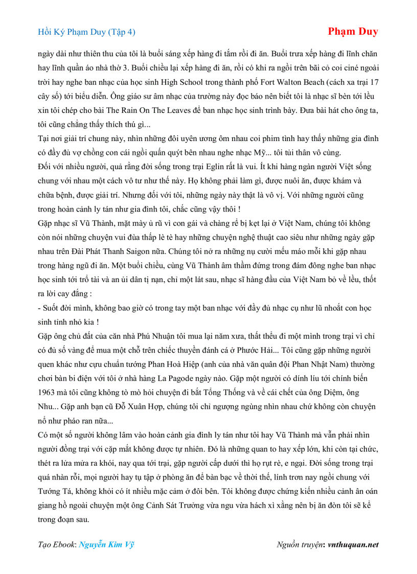 image for page Ebook Hồi Ký Phạm Duy Tập 4 Phạm Duy