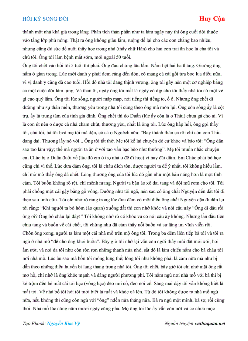 image for page Ebook HỒI KÝ SONG ĐÔI Huy Cận