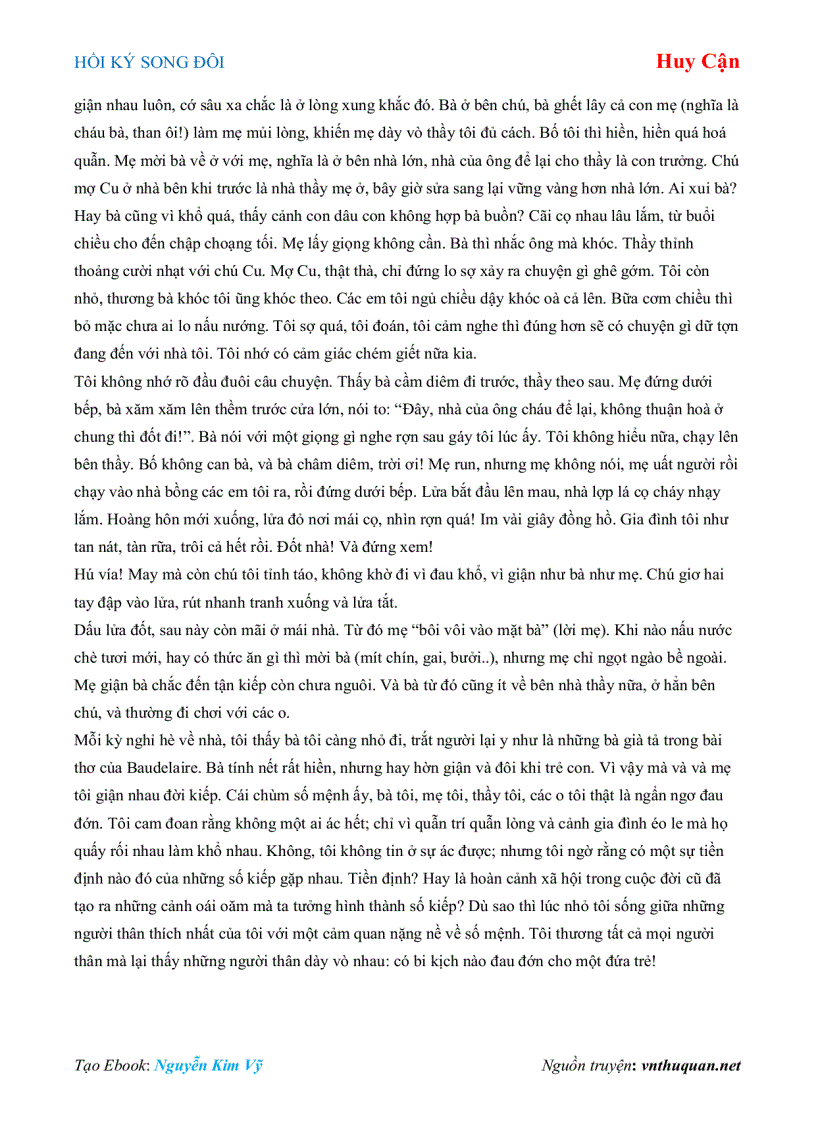 image for page Ebook HỒI KÝ SONG ĐÔI Huy Cận