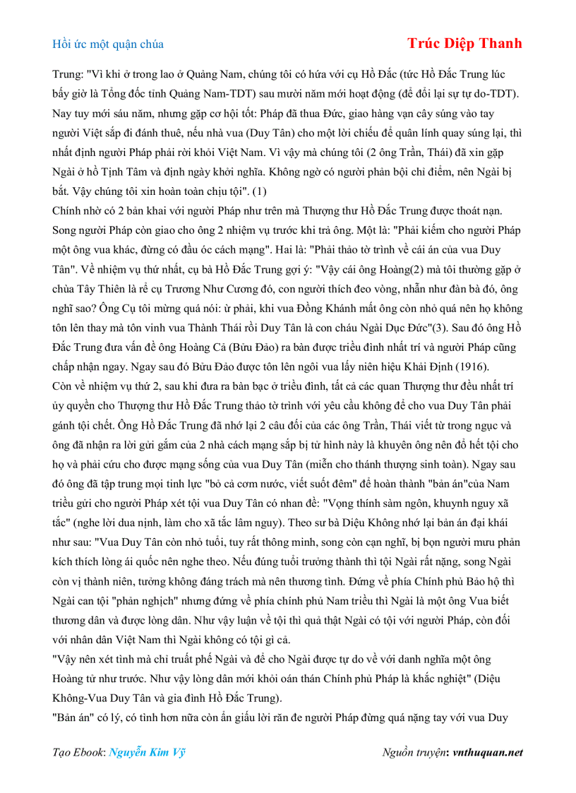 image for page Ebook Hồi ức một quận chúa Trúc Diệp Thanh