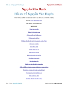 Ebook Hồi ức về Nguyễn Văn Huyên Nguyễn Kim Hạnh