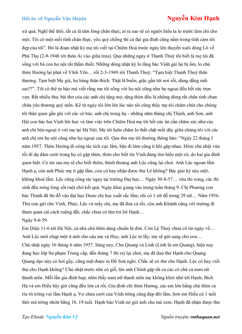 image for page Ebook Hồi ức về Nguyễn Văn Huyên Nguyễn Kim Hạnh