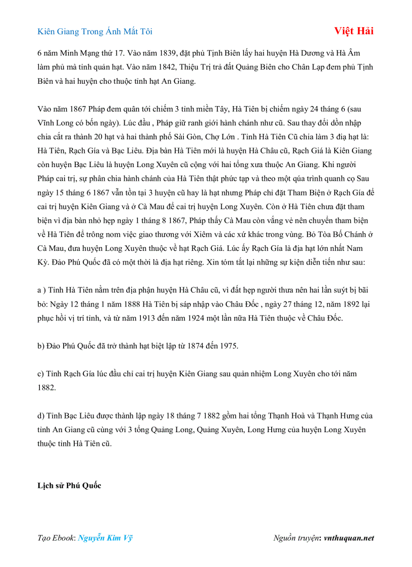 image for page Ebook Kiên Giang Trong Ánh Mắt Tôi Việt Hải