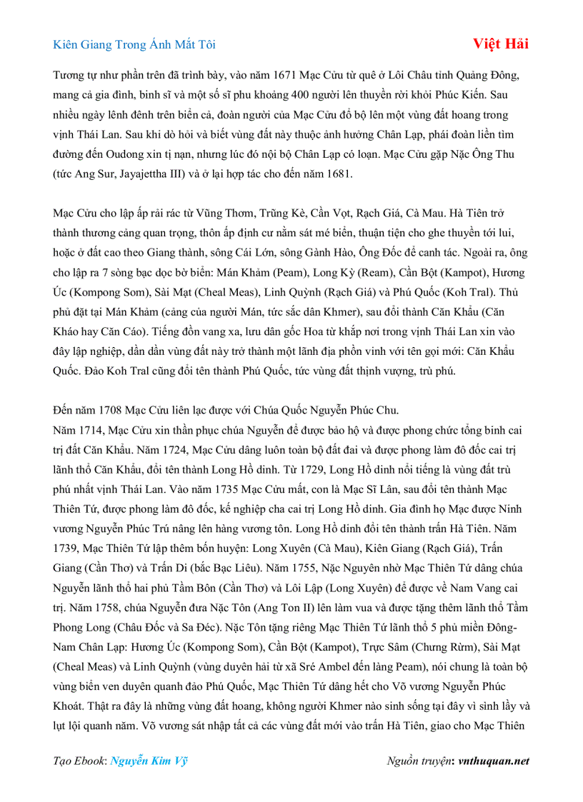 image for page Ebook Kiên Giang Trong Ánh Mắt Tôi Việt Hải