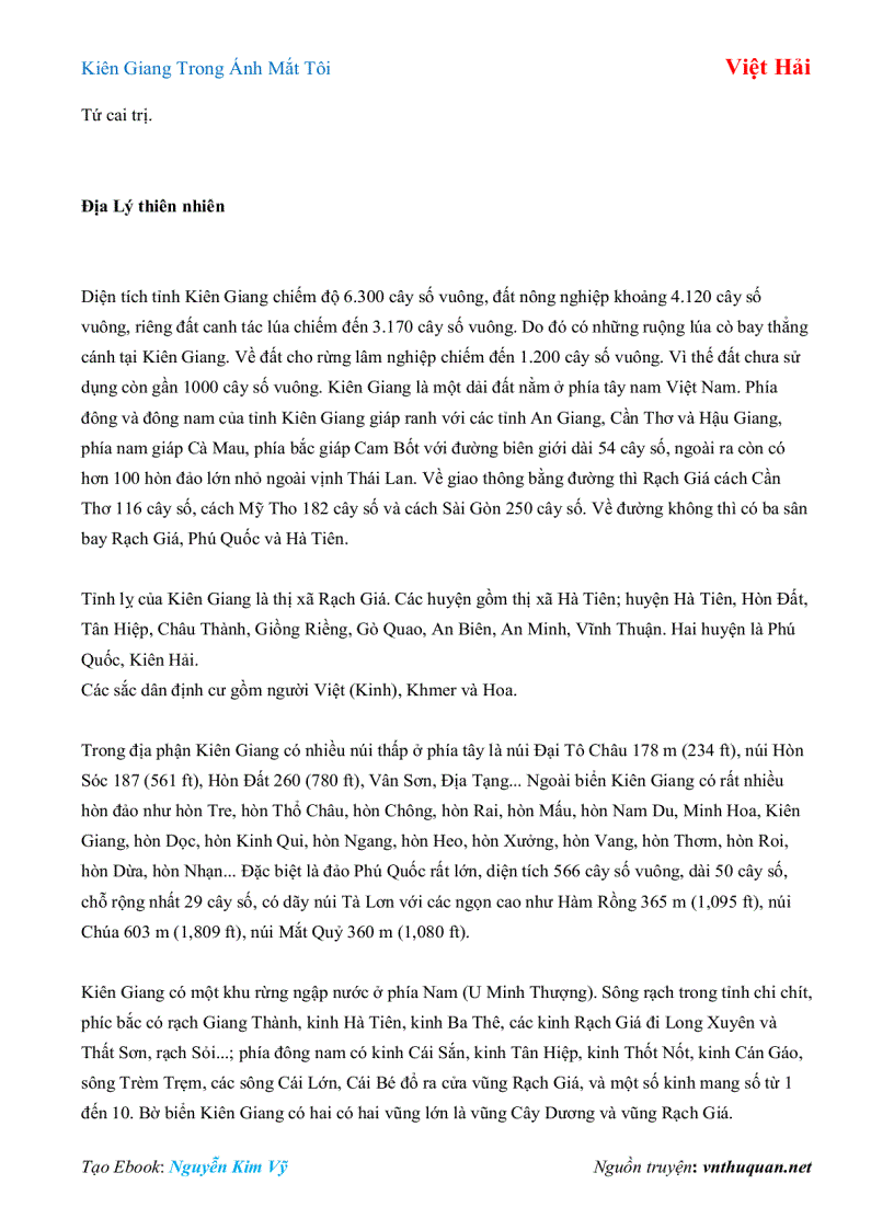 image for page Ebook Kiên Giang Trong Ánh Mắt Tôi Việt Hải
