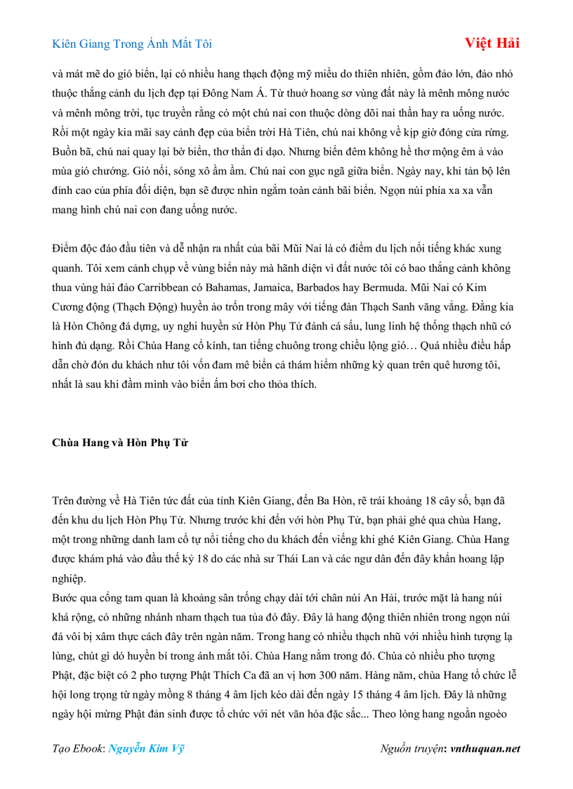 image for page Ebook Kiên Giang Trong Ánh Mắt Tôi Việt Hải