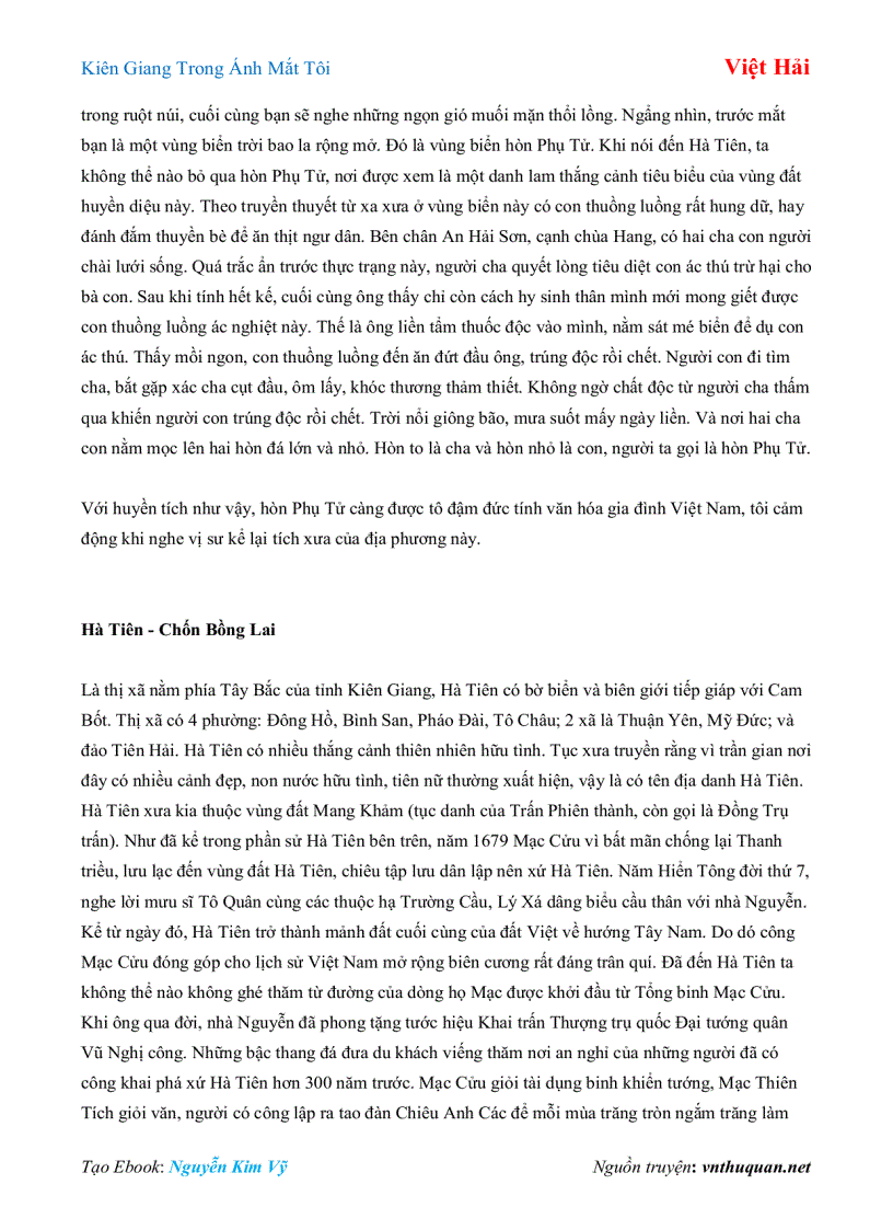 image for page Ebook Kiên Giang Trong Ánh Mắt Tôi Việt Hải