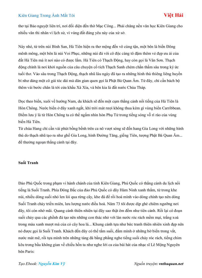 image for page Ebook Kiên Giang Trong Ánh Mắt Tôi Việt Hải