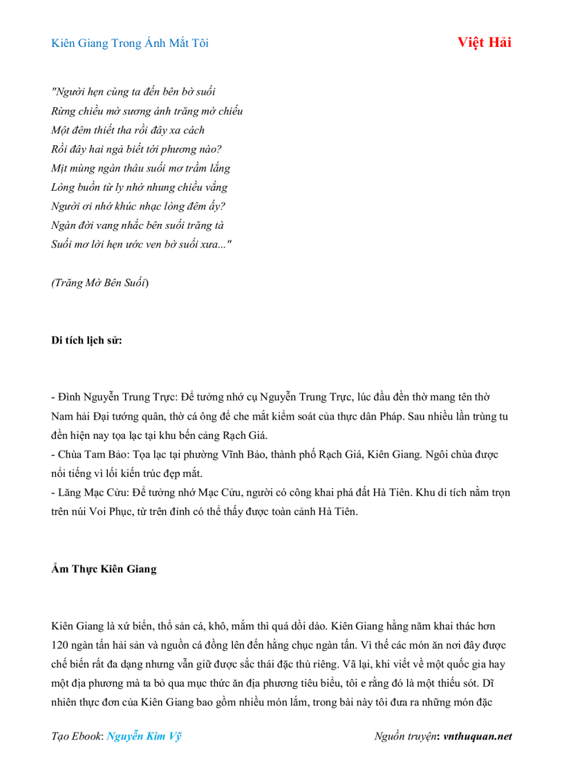 image for page Ebook Kiên Giang Trong Ánh Mắt Tôi Việt Hải