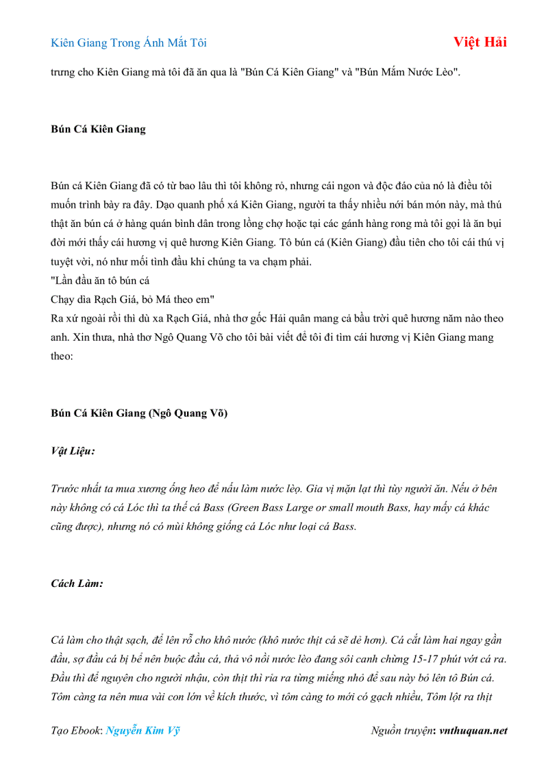 image for page Ebook Kiên Giang Trong Ánh Mắt Tôi Việt Hải