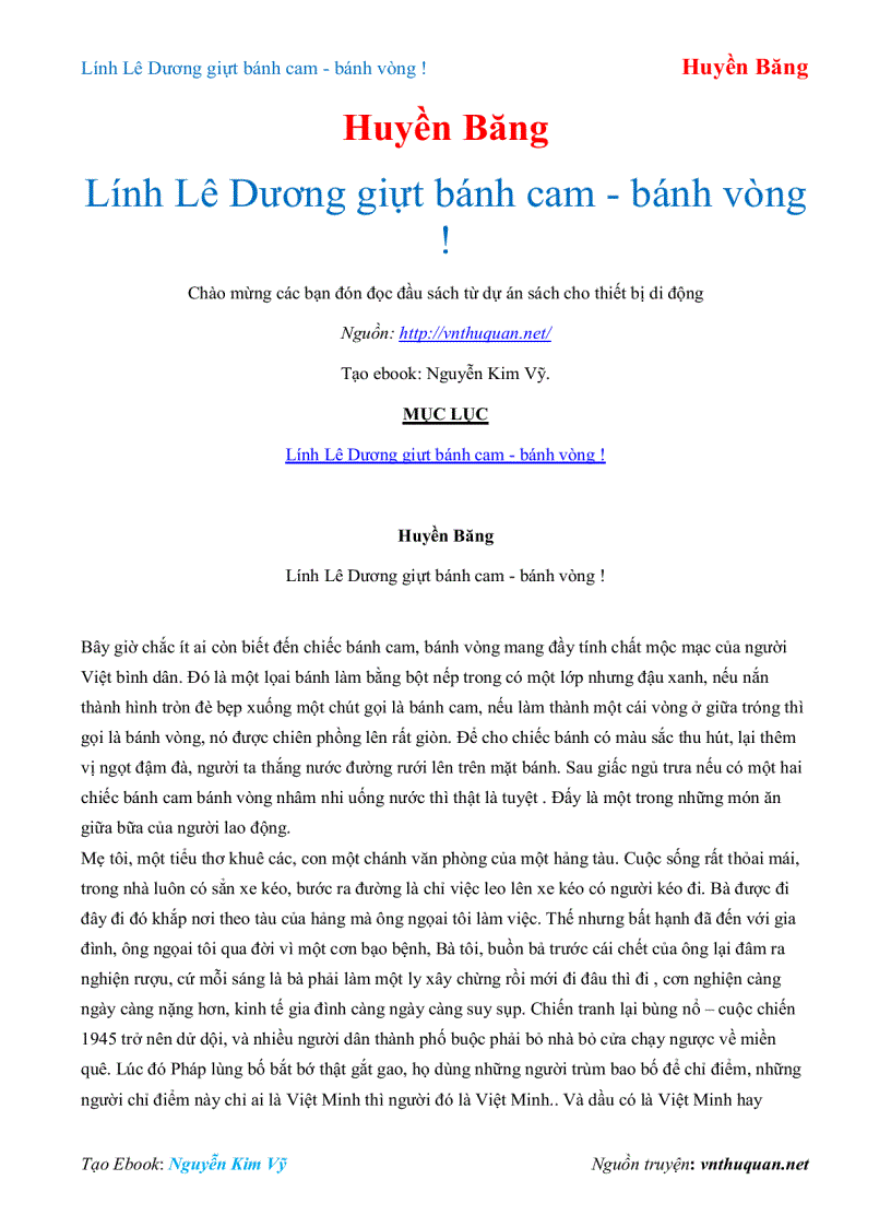 image for page Ebook Lính Lê Dương giựt bánh cam bánh vòng Huyền Băng