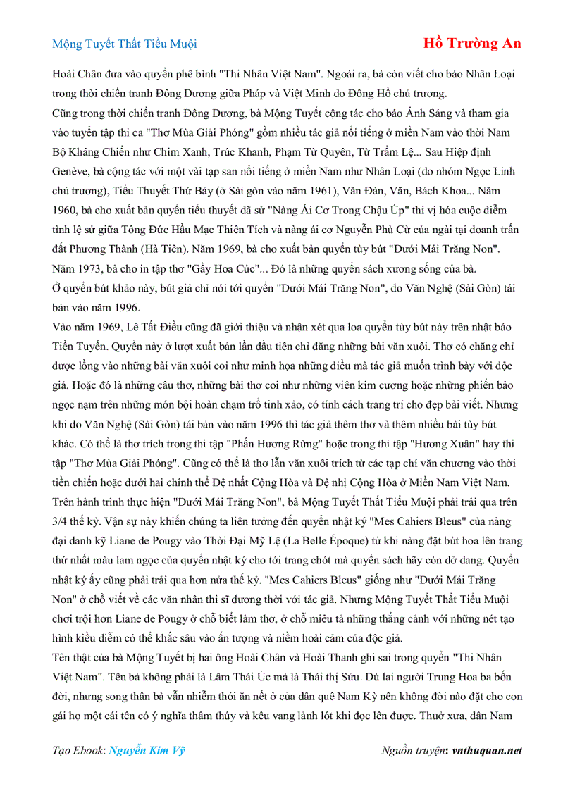 image for page Ebook Mộng Tuyết Thất Tiểu Muội Hồ Trường An