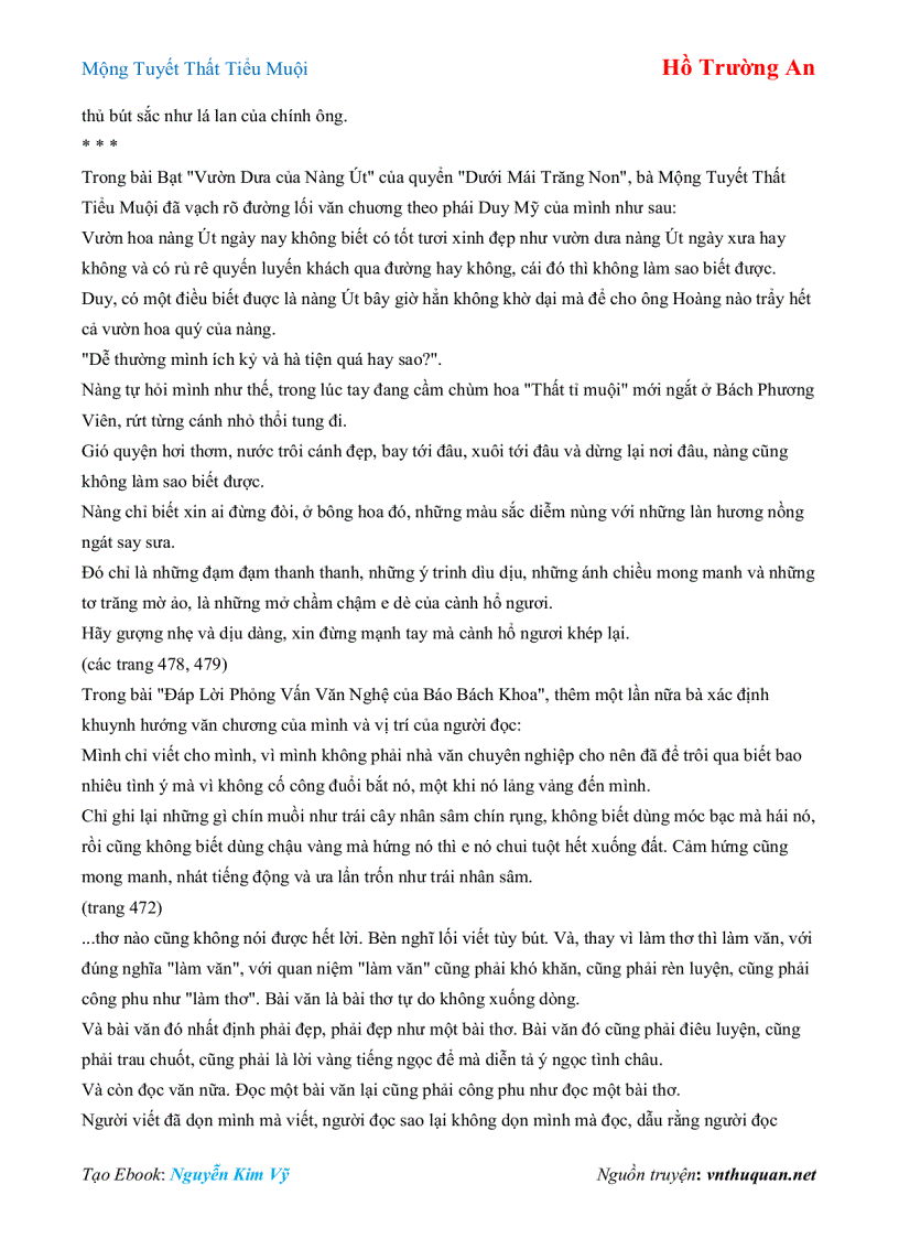 image for page Ebook Mộng Tuyết Thất Tiểu Muội Hồ Trường An