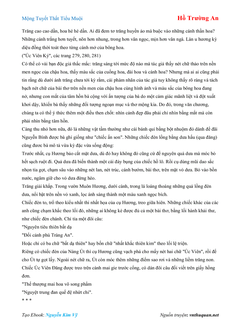 image for page Ebook Mộng Tuyết Thất Tiểu Muội Hồ Trường An