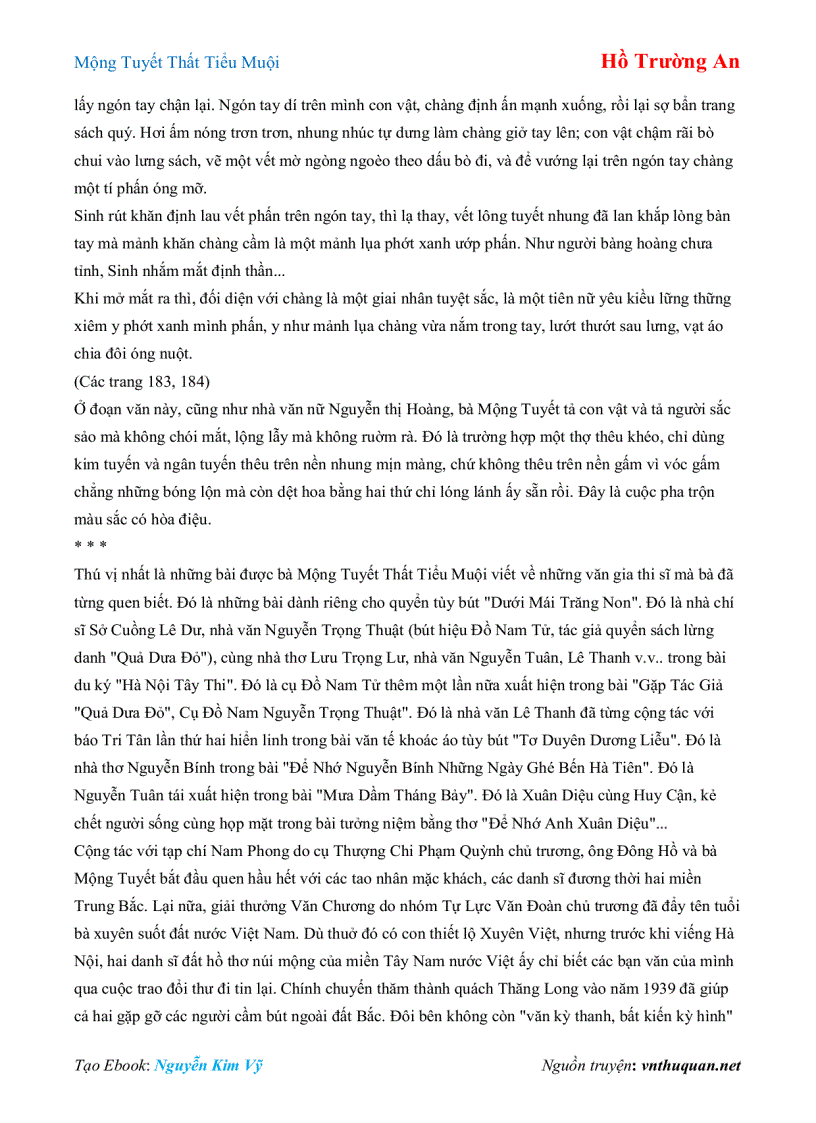 image for page Ebook Mộng Tuyết Thất Tiểu Muội Hồ Trường An
