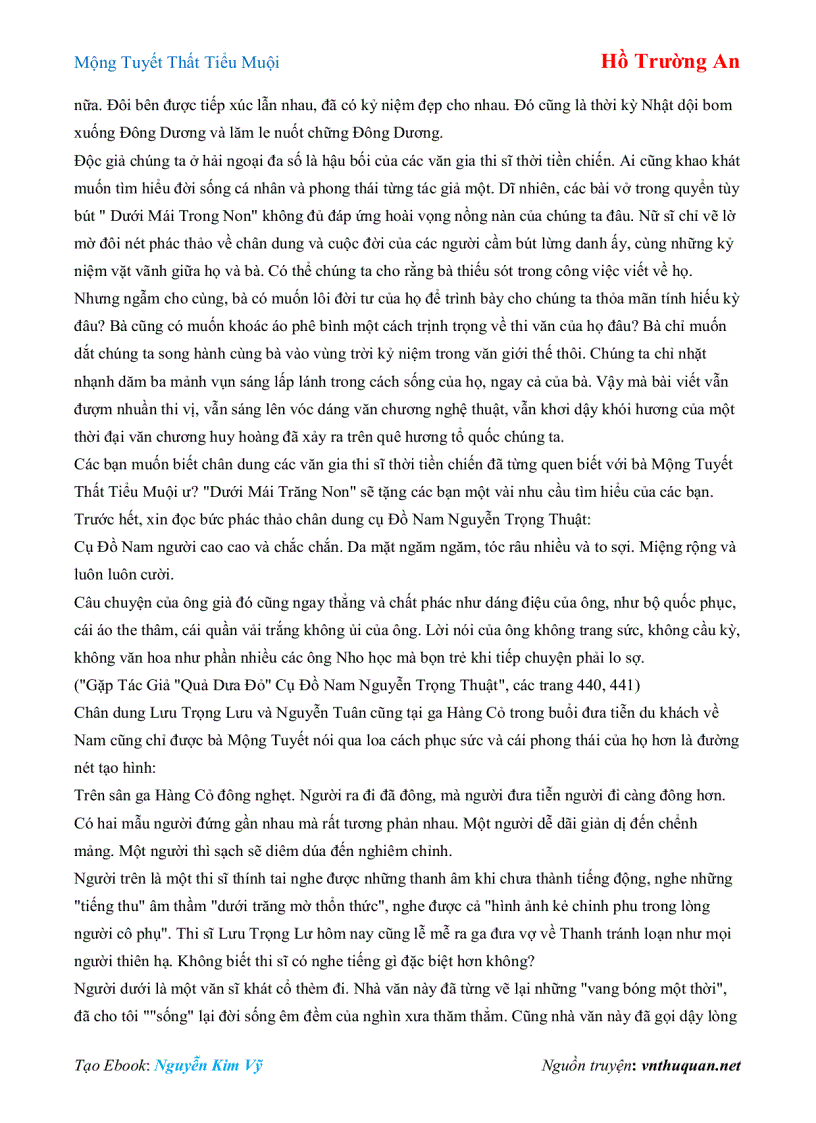 image for page Ebook Mộng Tuyết Thất Tiểu Muội Hồ Trường An