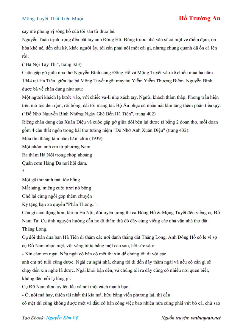 image for page Ebook Mộng Tuyết Thất Tiểu Muội Hồ Trường An