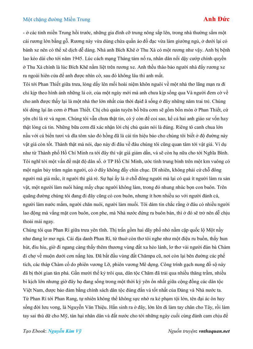 image for page Ebook Một chặng đường Miền Trung Anh Đức