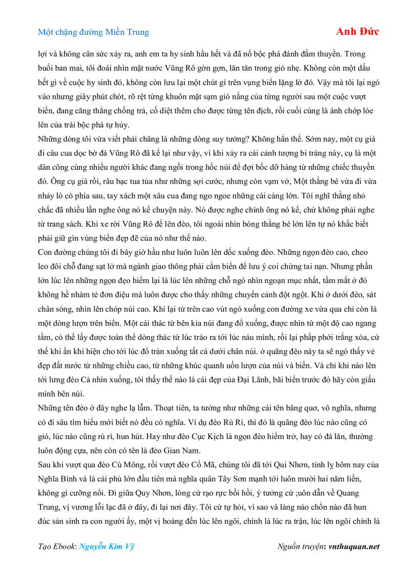 image for page Ebook Một chặng đường Miền Trung Anh Đức