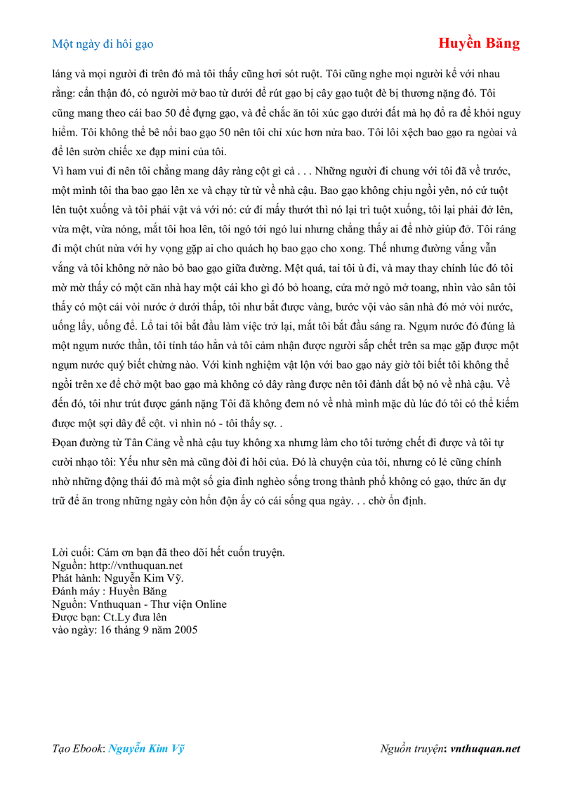 image for page Ebook Một ngày đi hôi gạo Huyền Băng