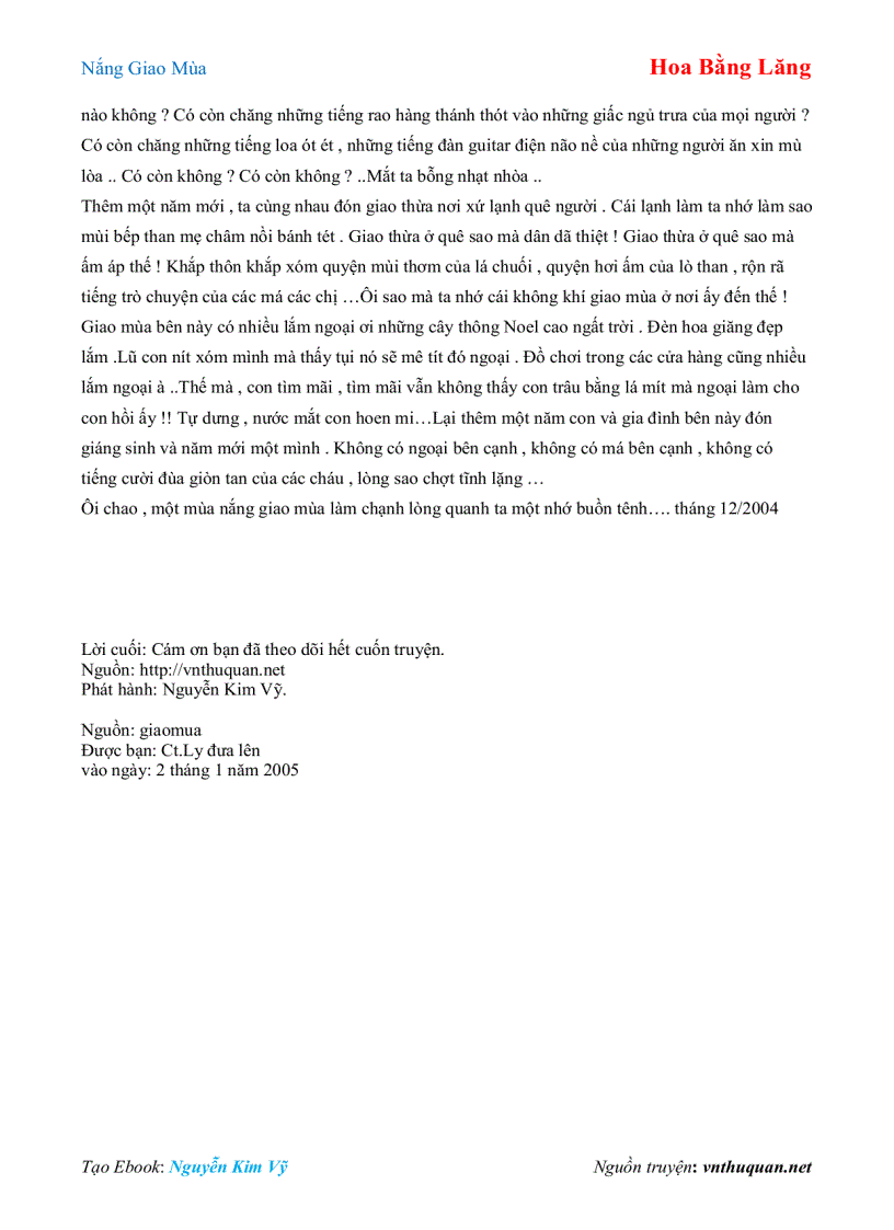 image for page Ebook Nắng Giao Mùa Hoa Bằng Lăng