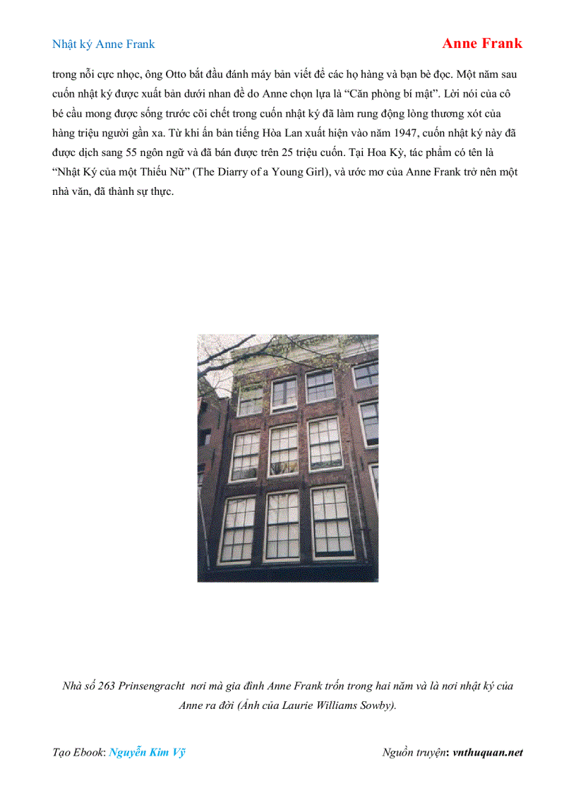 image for page Ebook Nhật ký Anne Frank Anne Frank