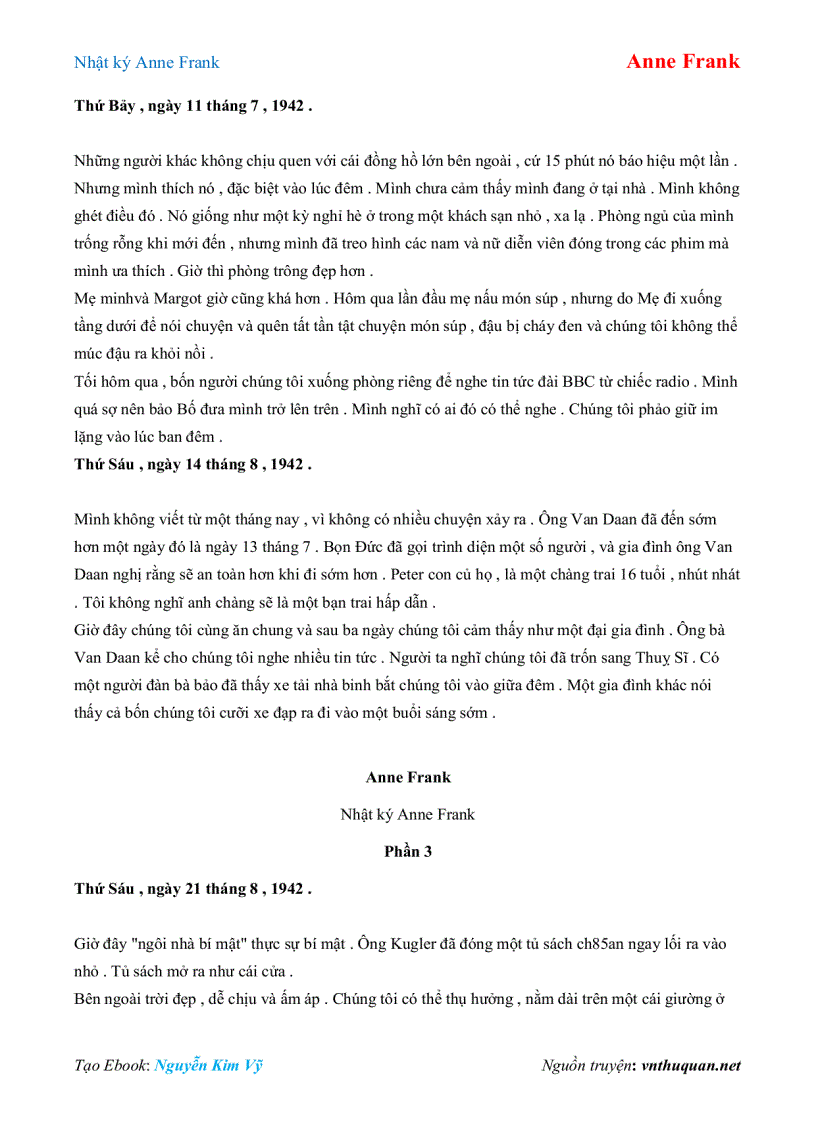 image for page Ebook Nhật ký Anne Frank Anne Frank