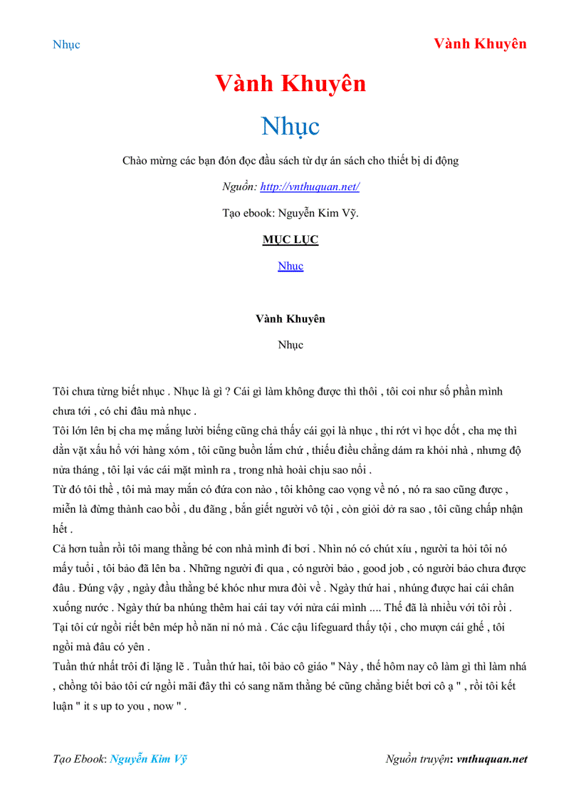 image for page Ebook Nhục Vành Khuyên