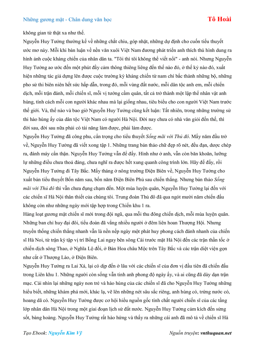 image for page Ebook Những gương mặt Chân dung văn học Tô Hoài