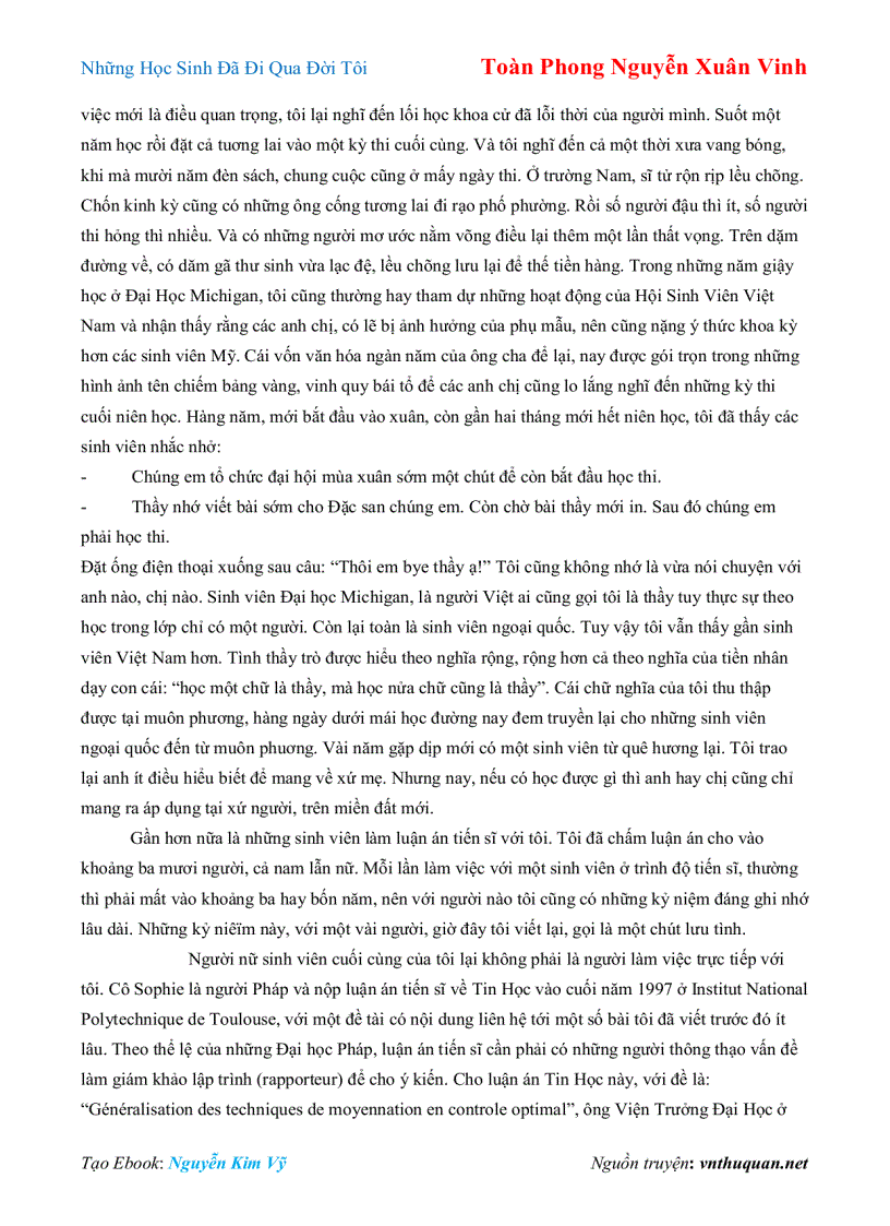 image for page Ebook Những Học Sinh Đã Đi Qua Đời Tôi Toàn Phong Nguyễn Xuân Vinh