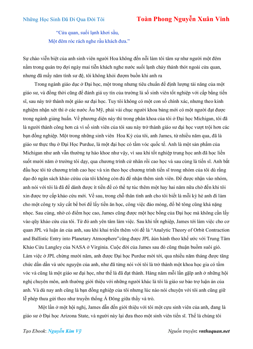 image for page Ebook Những Học Sinh Đã Đi Qua Đời Tôi Toàn Phong Nguyễn Xuân Vinh