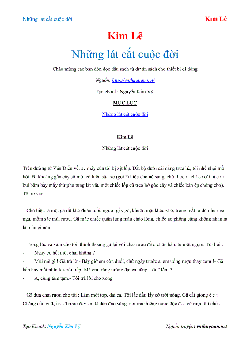 image for page Ebook Những lát cắt cuộc đời Kim Lê