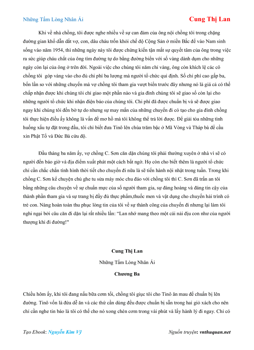 image for page Ebook Những Tấm Lòng Nhân Ái Cung Thị Lan