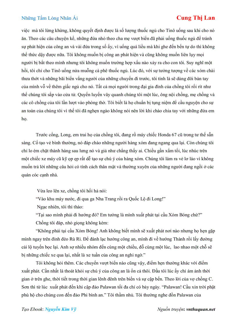 image for page Ebook Những Tấm Lòng Nhân Ái Cung Thị Lan