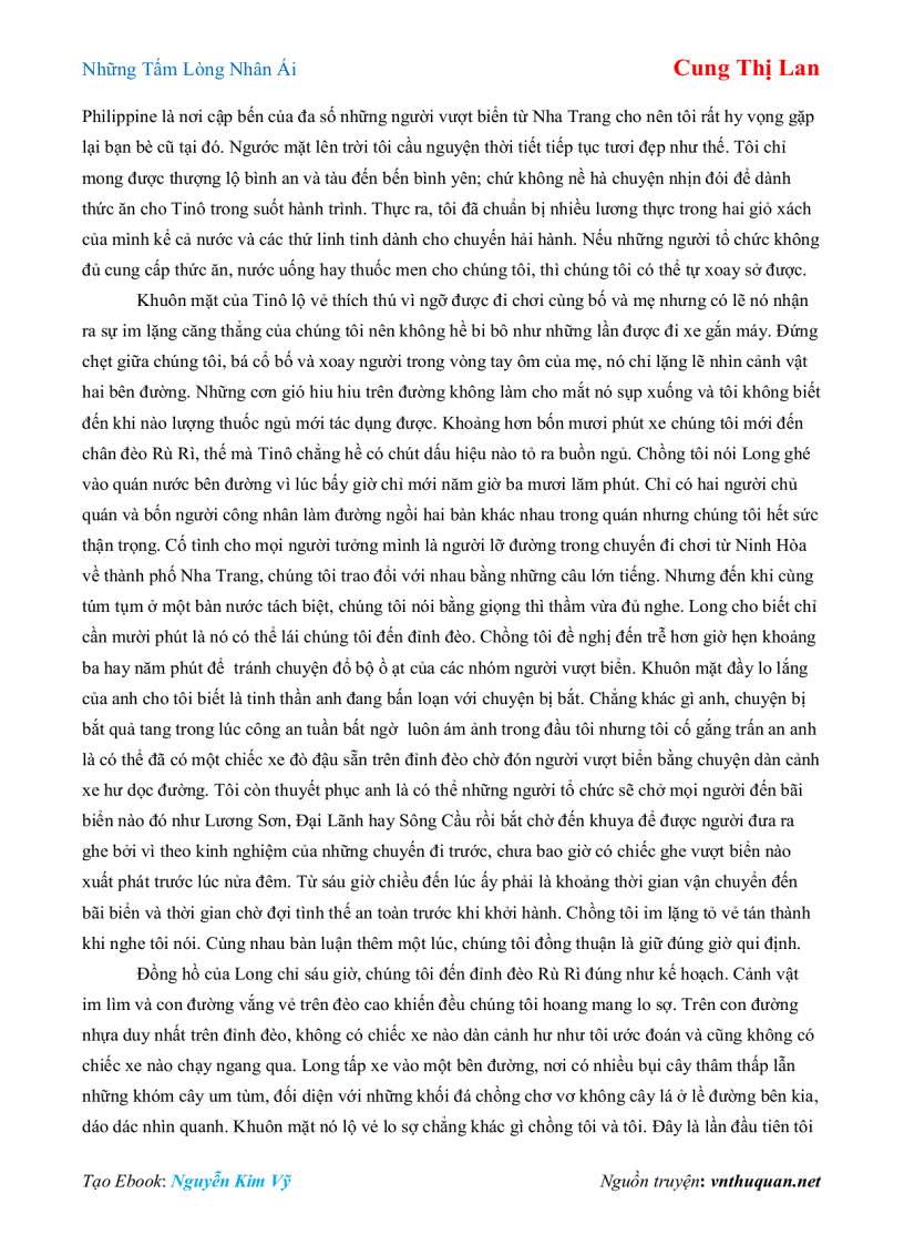 image for page Ebook Những Tấm Lòng Nhân Ái Cung Thị Lan