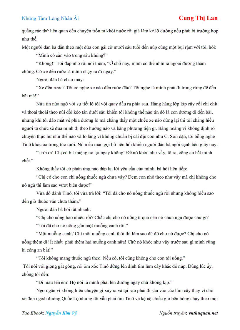 image for page Ebook Những Tấm Lòng Nhân Ái Cung Thị Lan