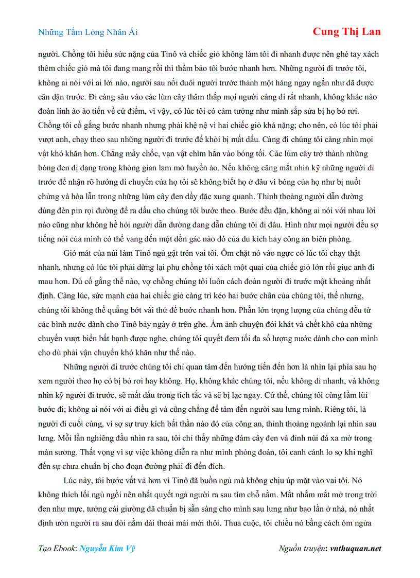 image for page Ebook Những Tấm Lòng Nhân Ái Cung Thị Lan