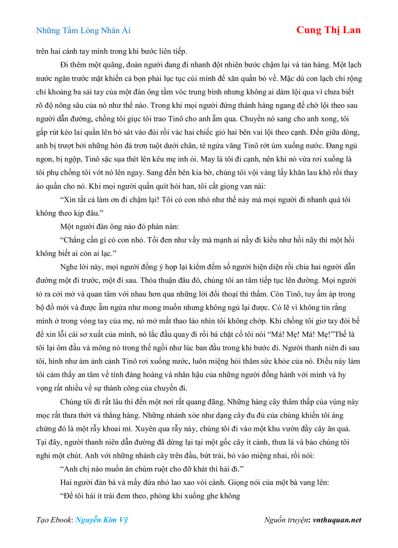 image for page Ebook Những Tấm Lòng Nhân Ái Cung Thị Lan