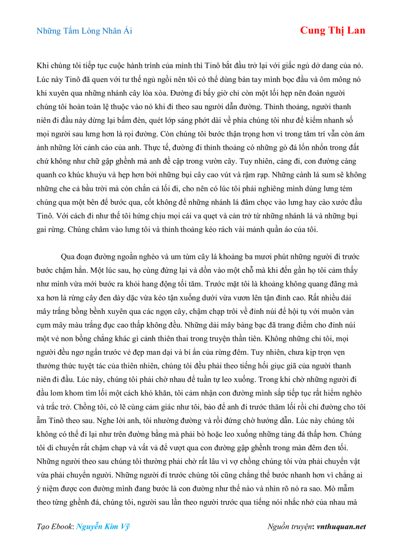 image for page Ebook Những Tấm Lòng Nhân Ái Cung Thị Lan