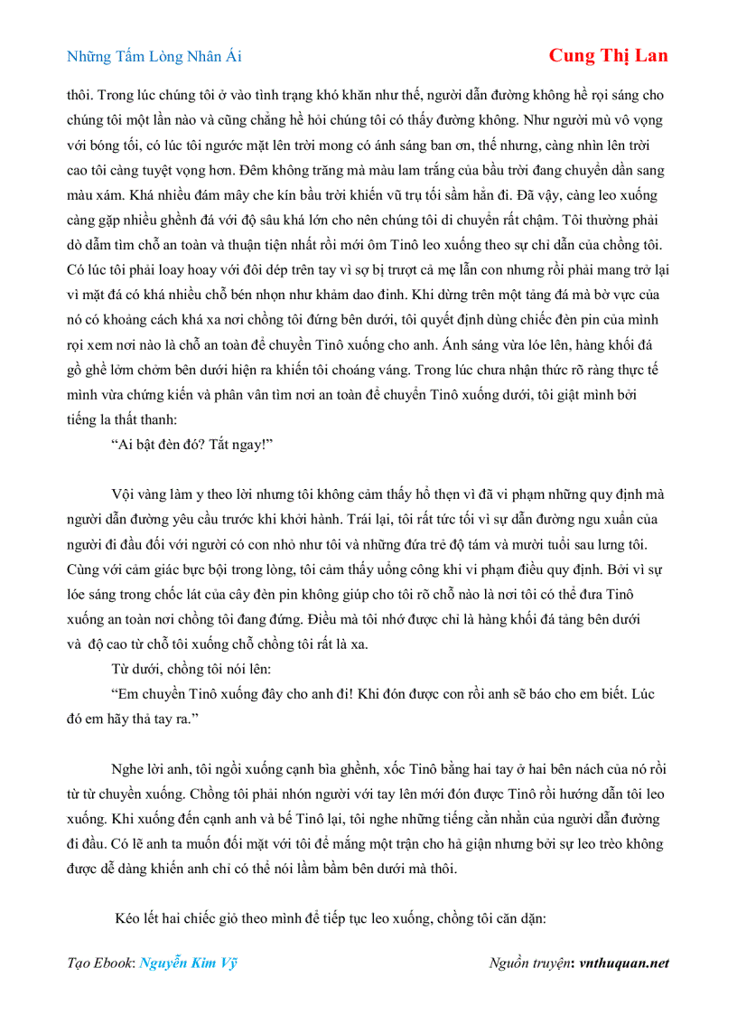 image for page Ebook Những Tấm Lòng Nhân Ái Cung Thị Lan