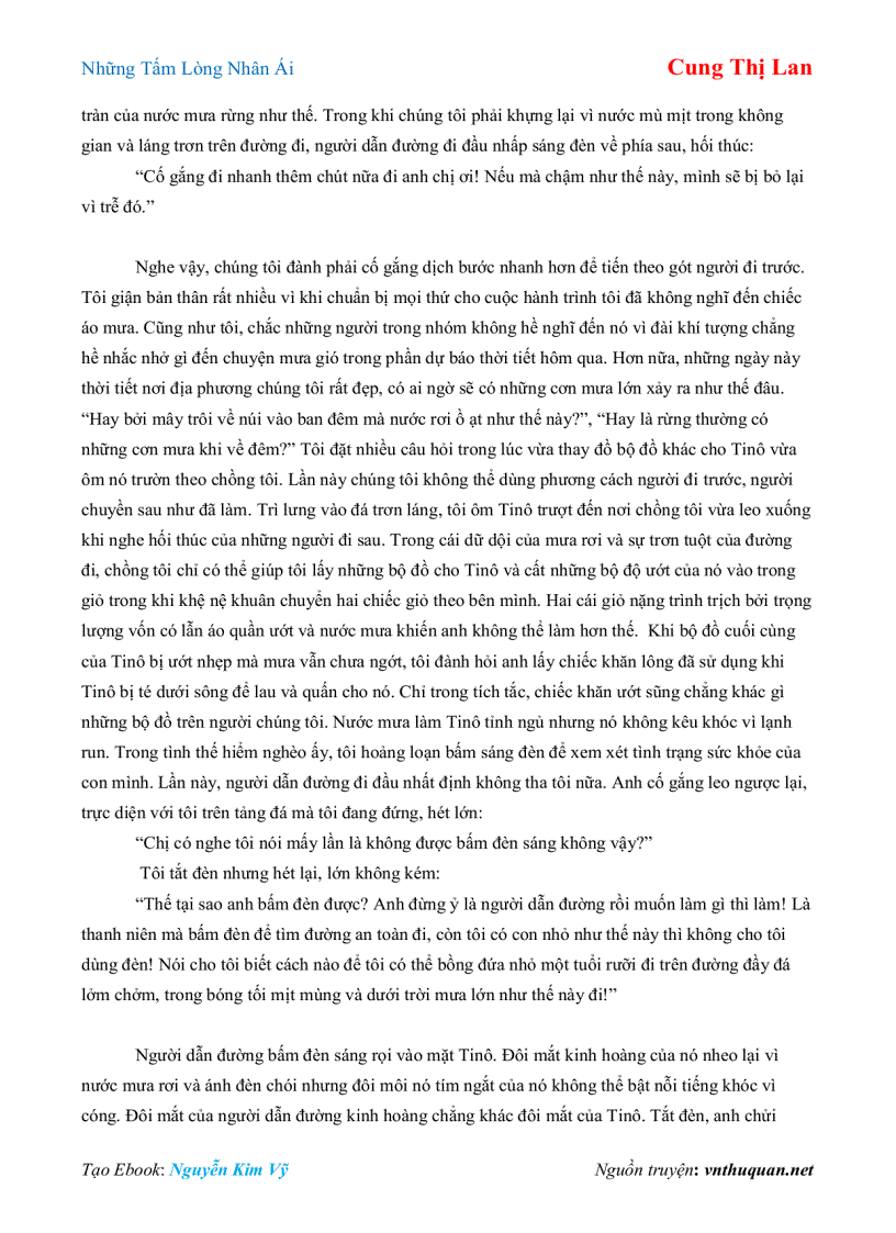 image for page Ebook Những Tấm Lòng Nhân Ái Cung Thị Lan