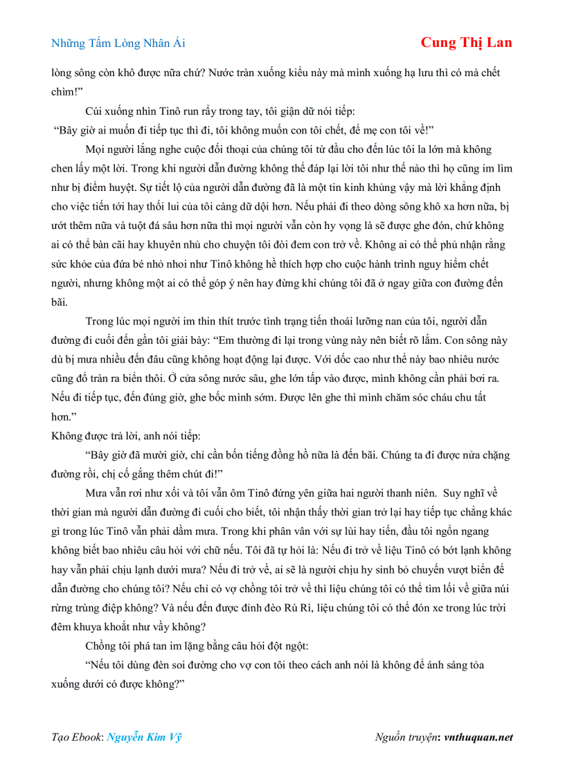 image for page Ebook Những Tấm Lòng Nhân Ái Cung Thị Lan