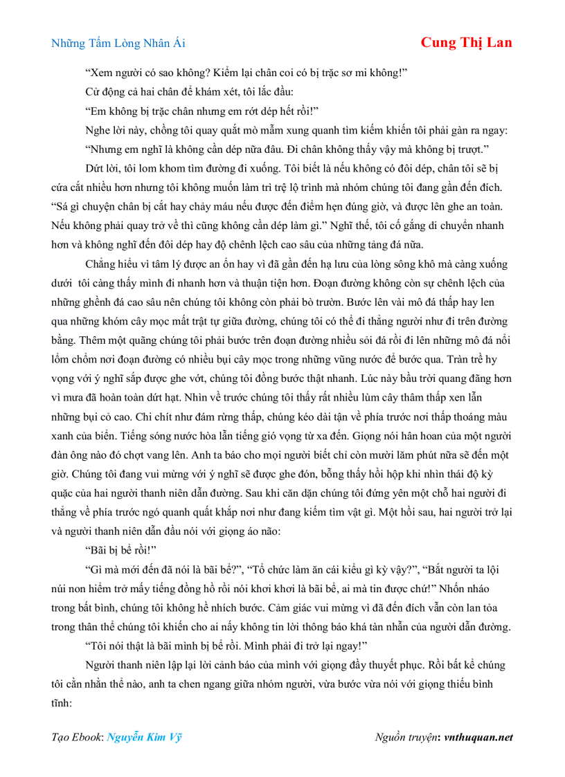 image for page Ebook Những Tấm Lòng Nhân Ái Cung Thị Lan