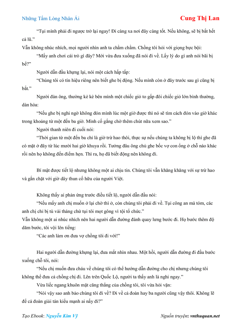 image for page Ebook Những Tấm Lòng Nhân Ái Cung Thị Lan